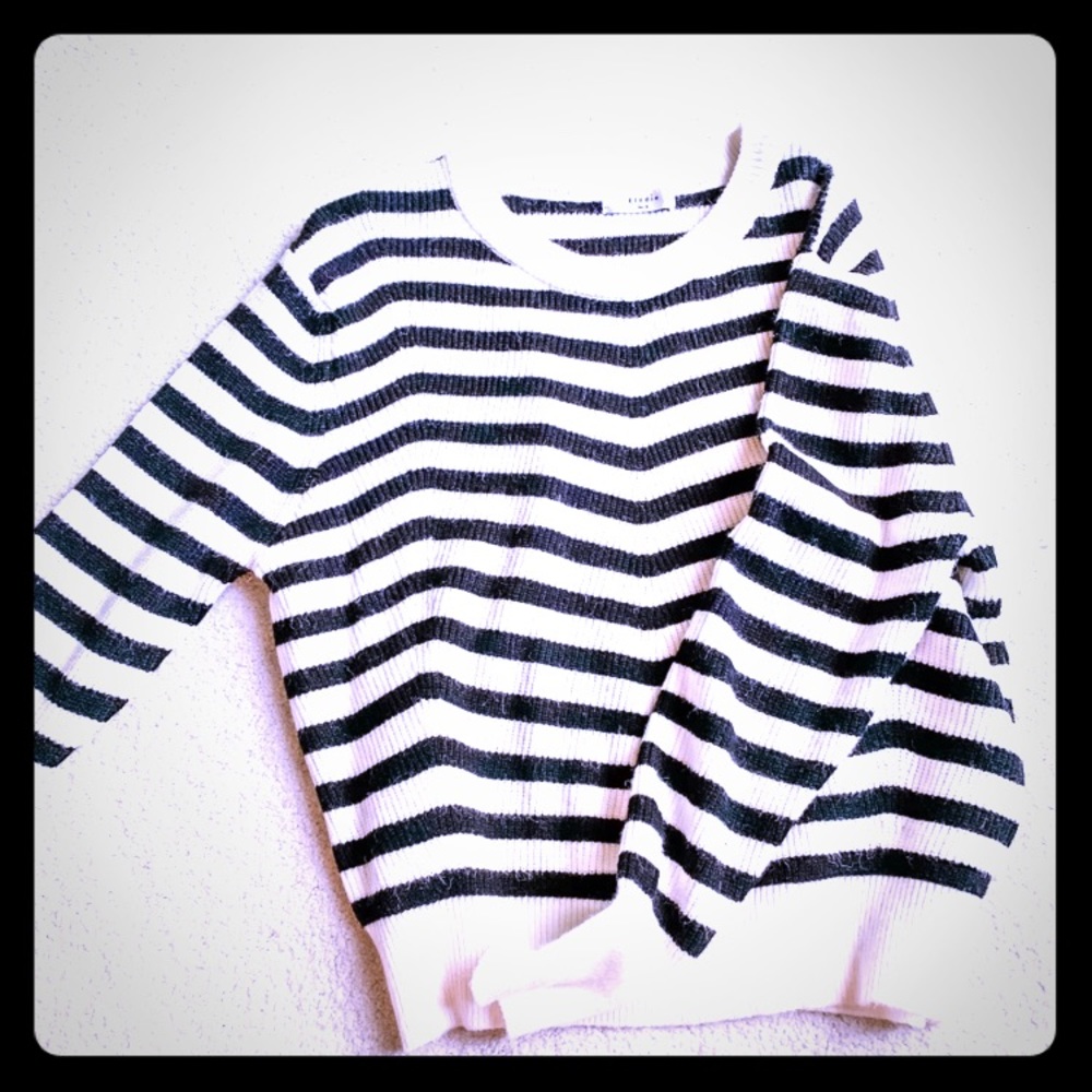 Elodie striped sweatshirt